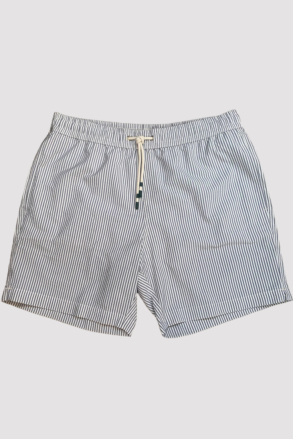 HARTFORD TRAJE DE BAÑO SEERSUCKER DE RAYAS AZUL Y BLANCO