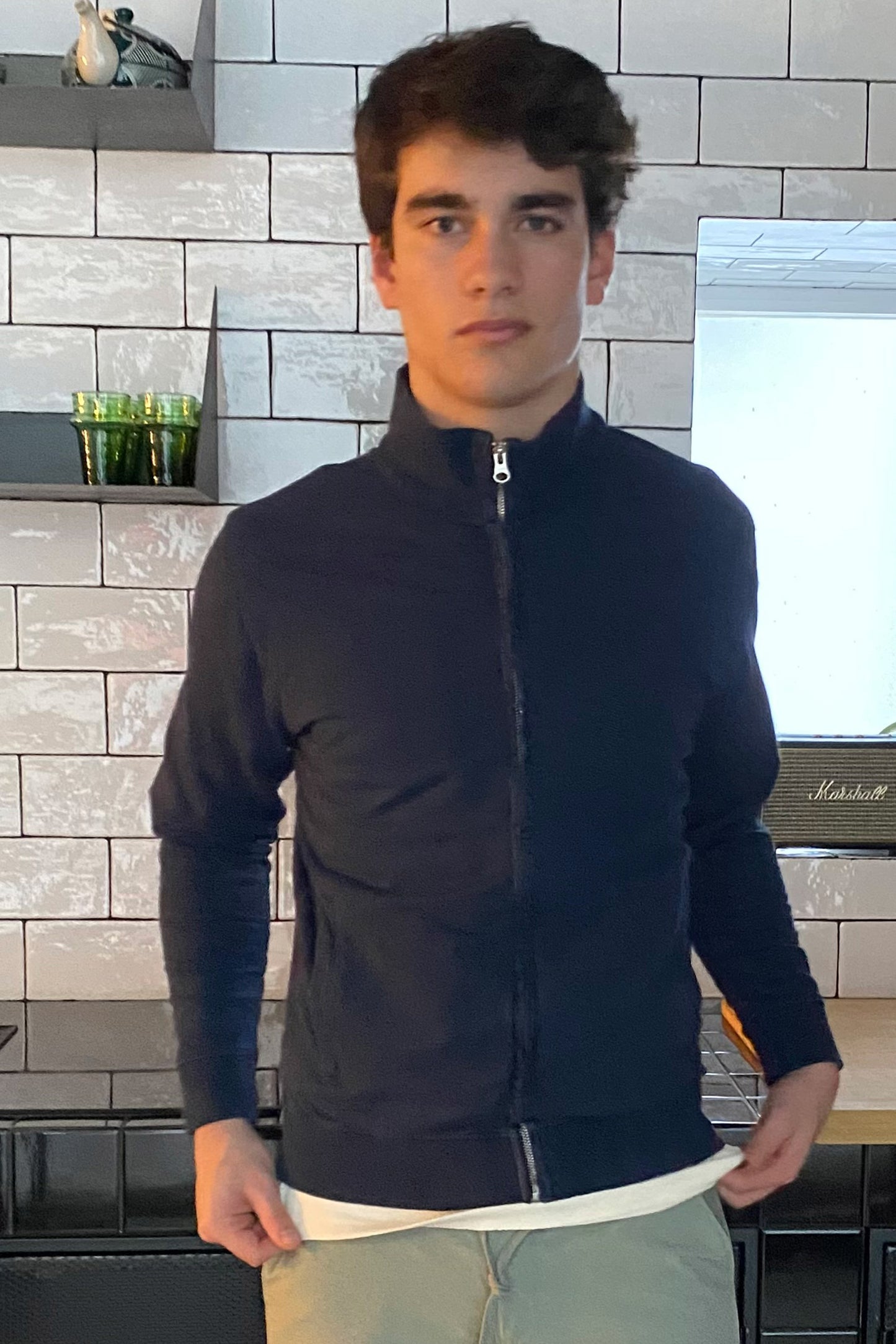 Homeward Sudadera con cremallera dark navy