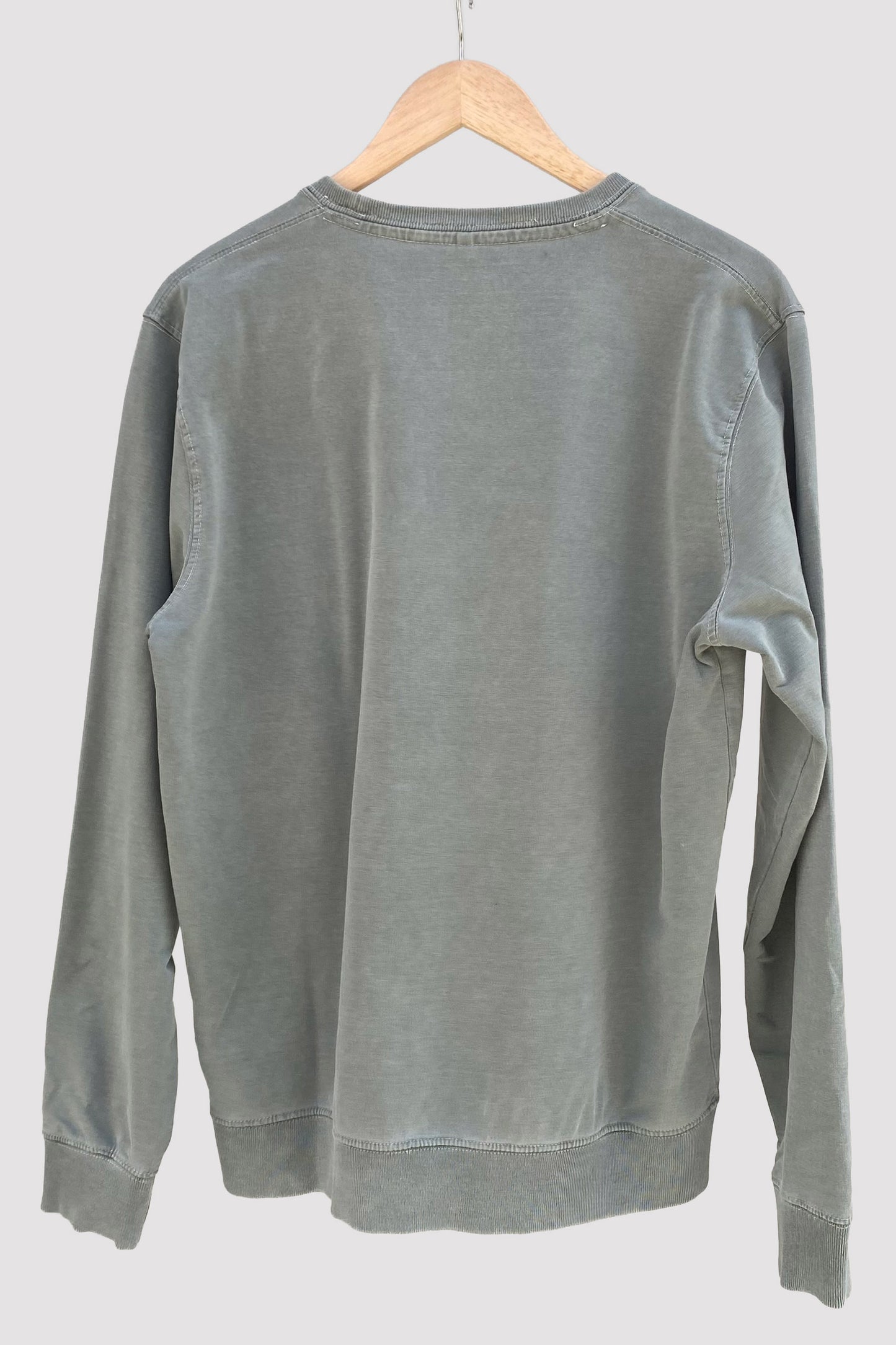 Homeward Sudadera cuello redondo verde grisáceo