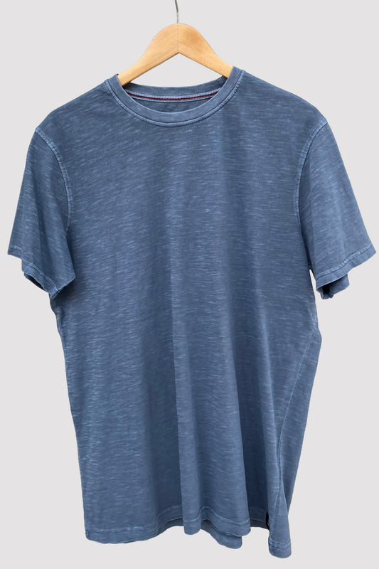 Impure Camiseta básica azul denim