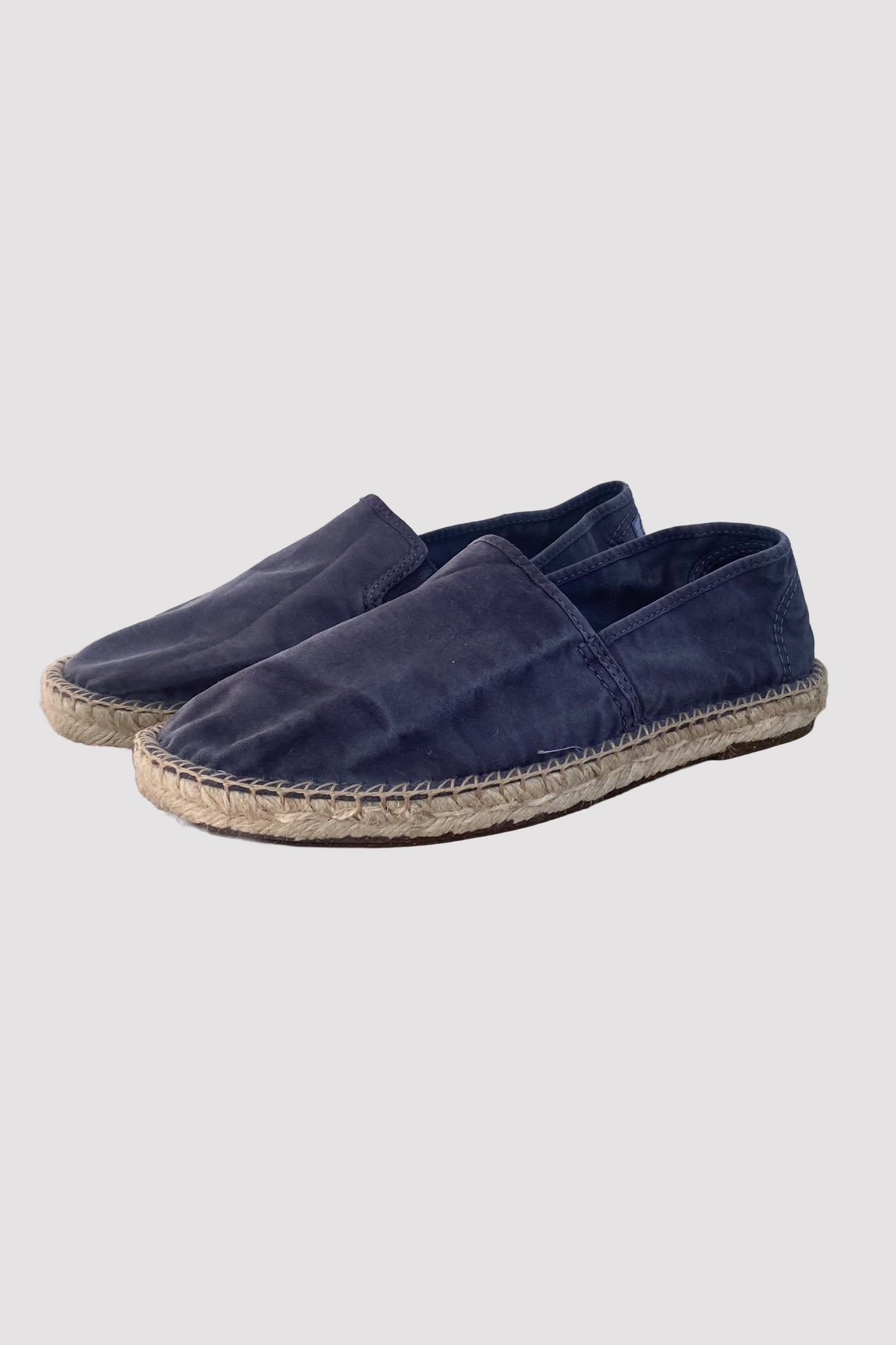 Natural World Alpargata de yute color navy