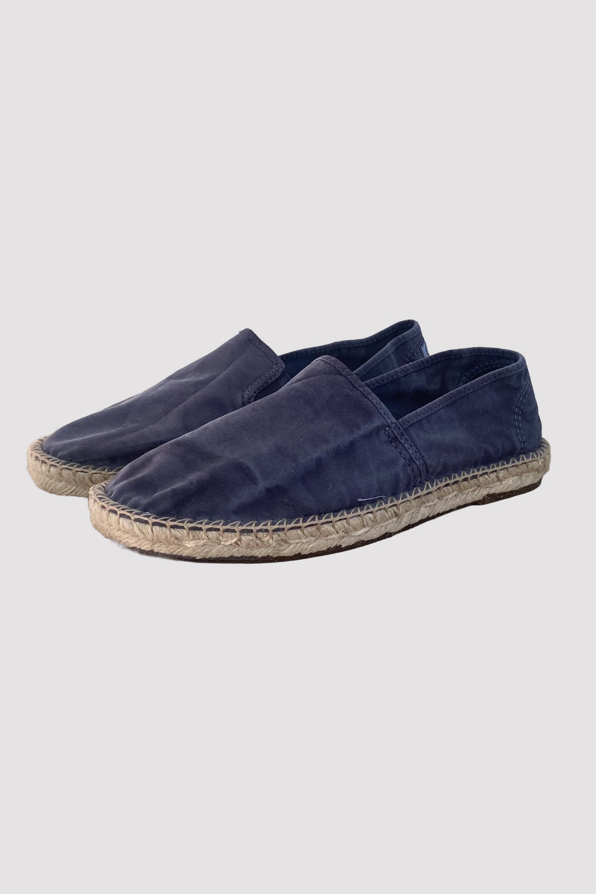 Natural World Alpargata de yute color navy