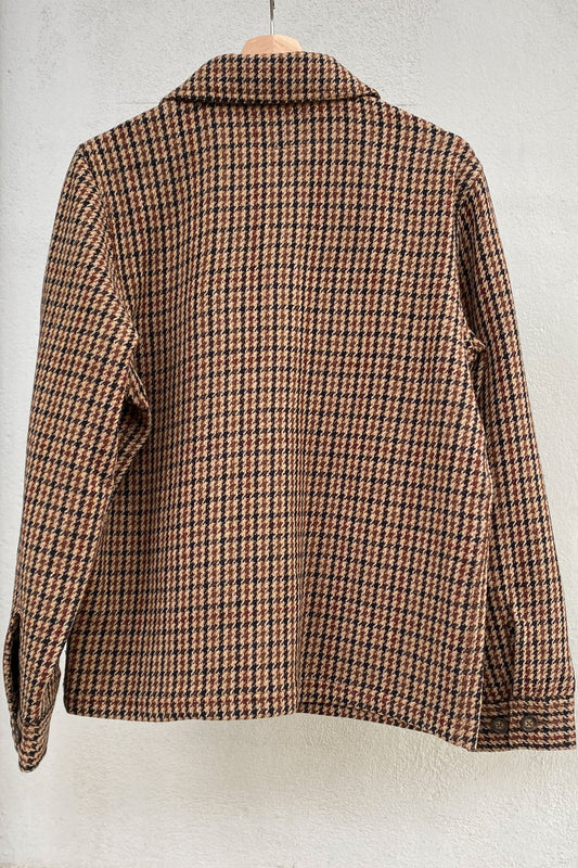 Sebago Sobrecamisa de lana de pata de gallo