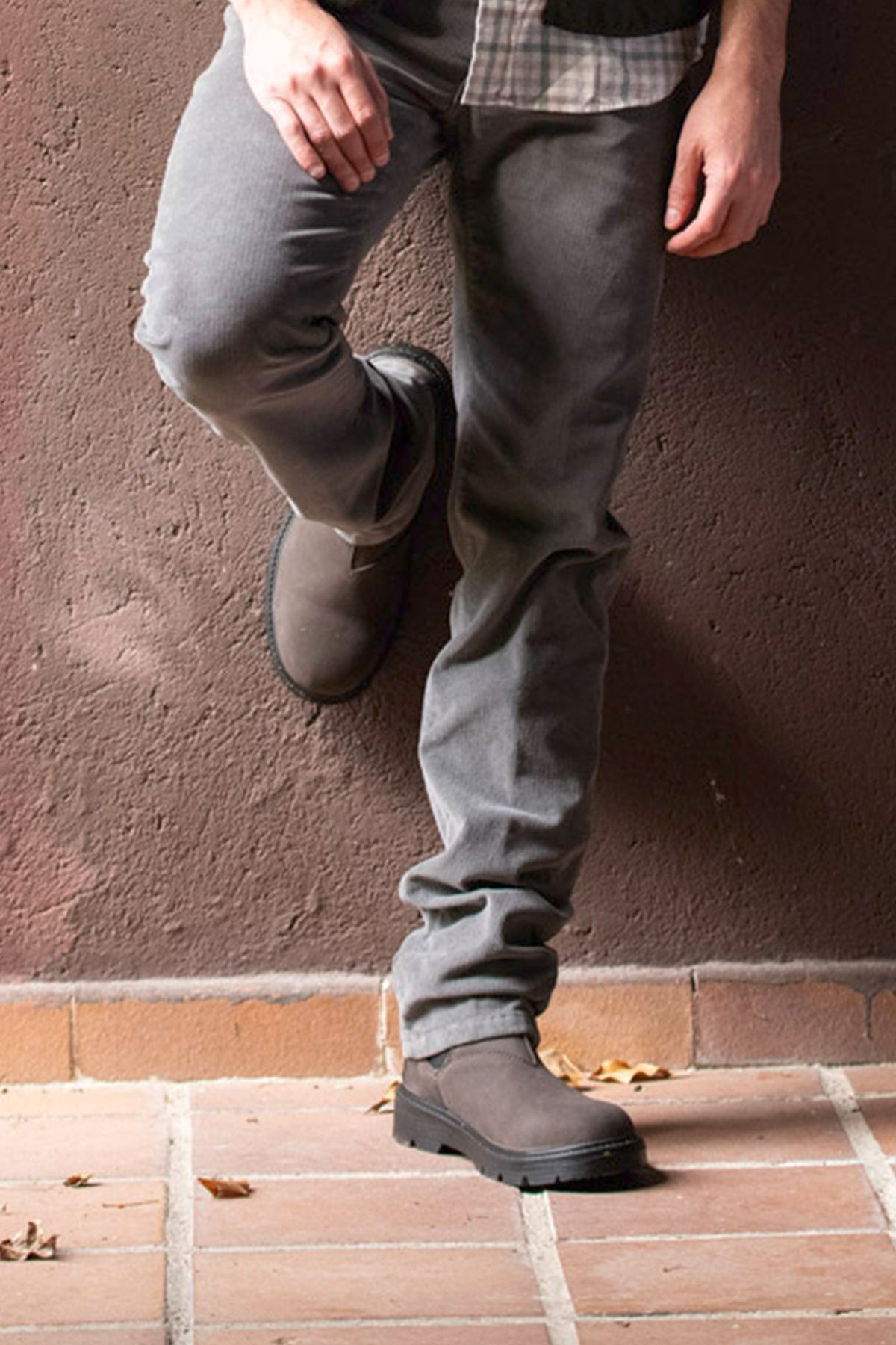 Botas estilo Chealsy marrón