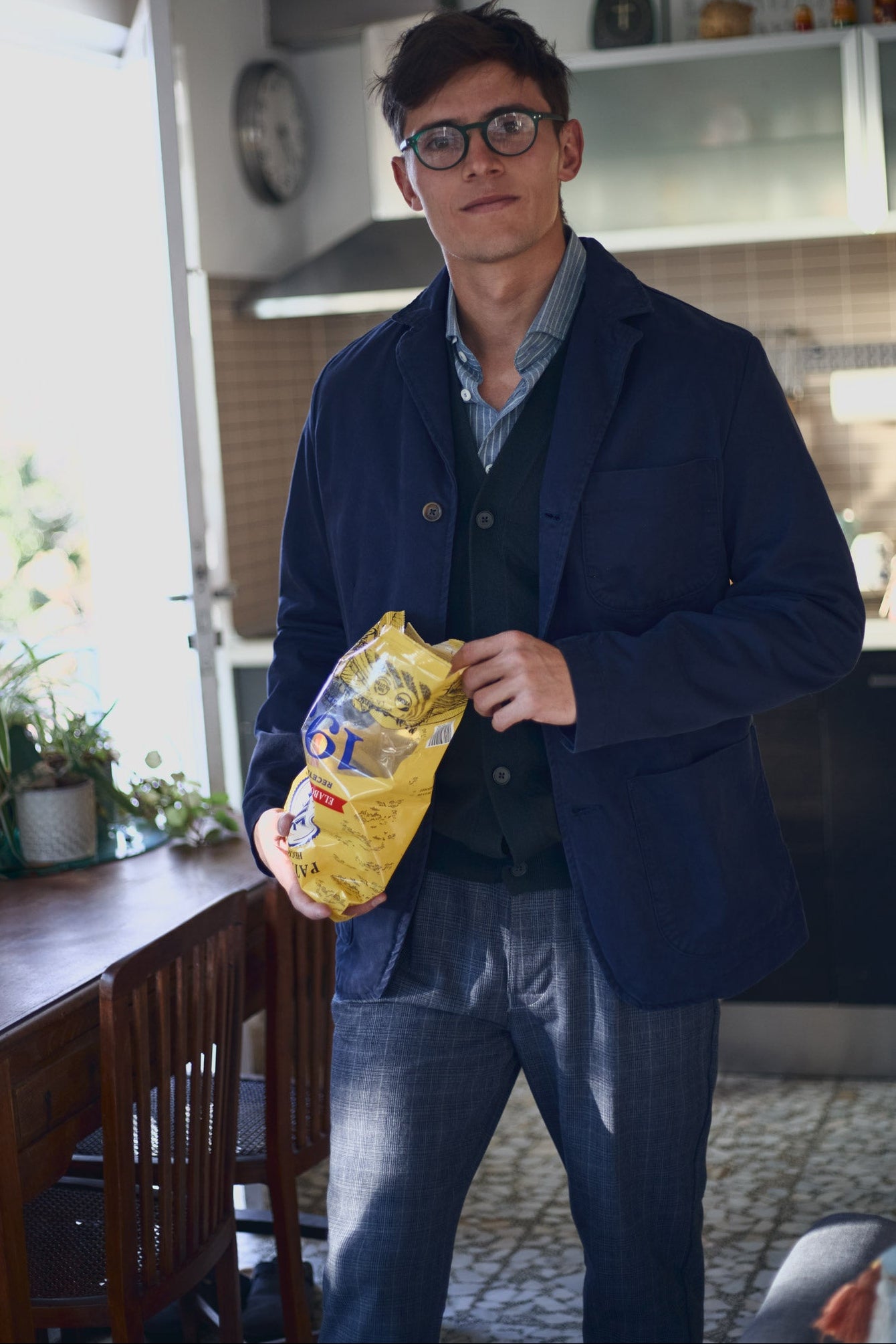 Alley Docks Pantalón cuadro de gales